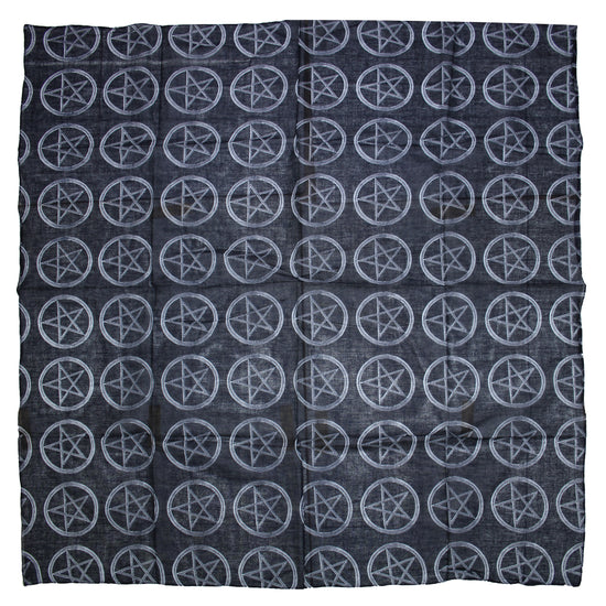 Pentagram Square Print Scarf