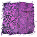 Zebra & Leopard Square Print  Scarves