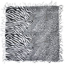 Zebra & Leopard Square Print  Scarves