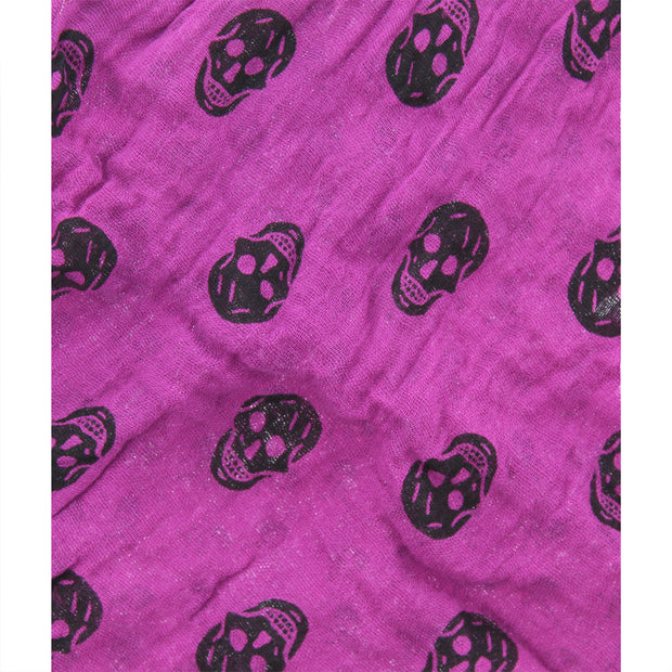 Skull & Crossbones Reversible Triangle Scarf