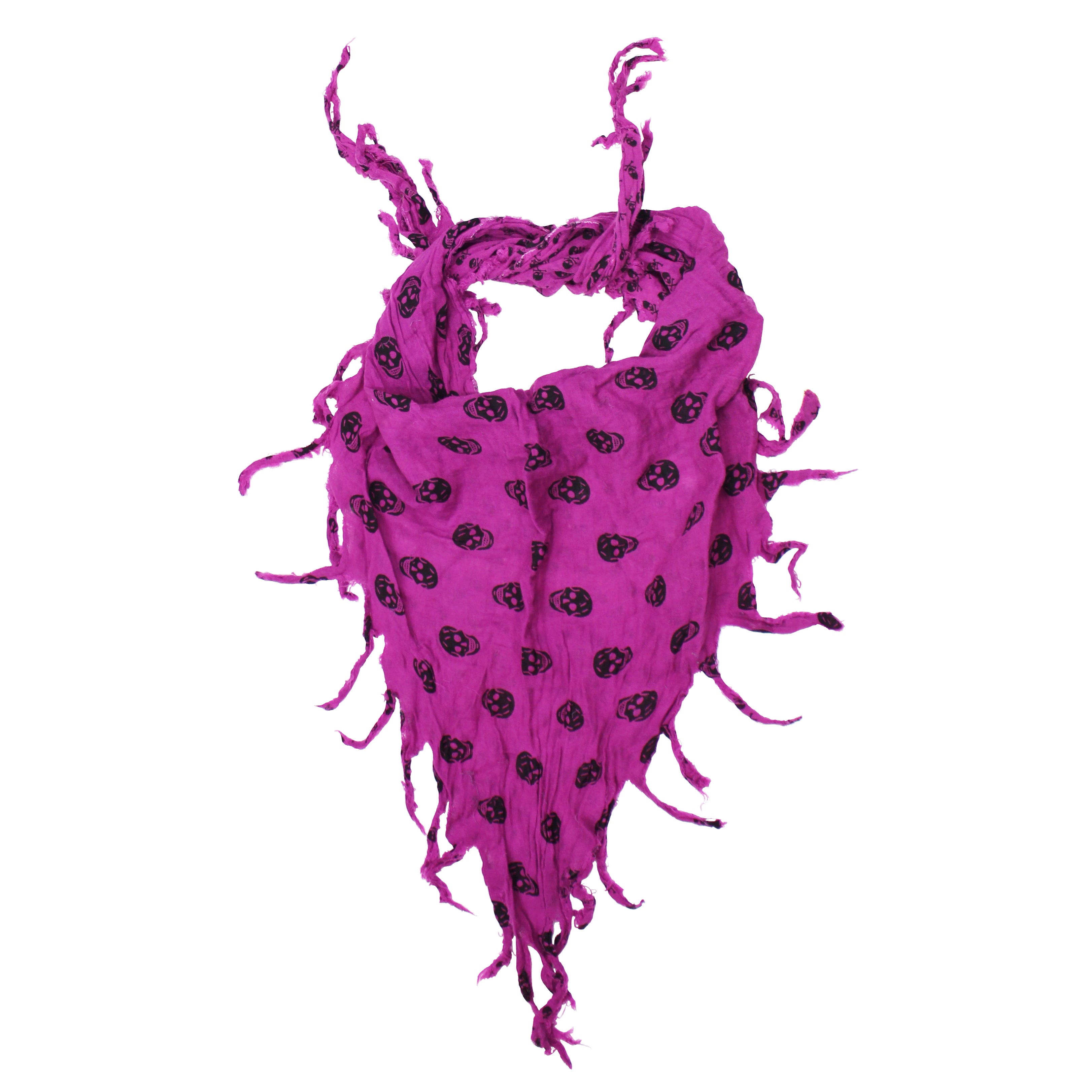 Skull & Crossbones Reversible Triangle Scarf
