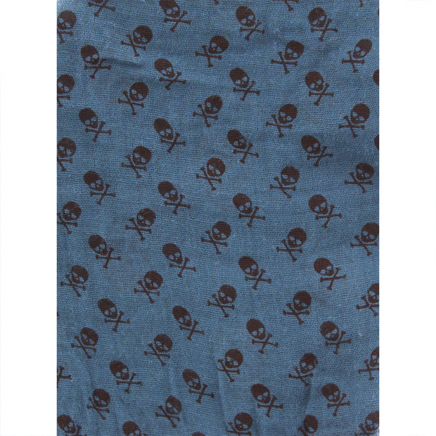 Skull & Crossbones Reversible Triangle Scarf