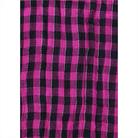Lurex Checkered Print Scarves
