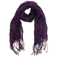 Lurex Checkered Print Scarves