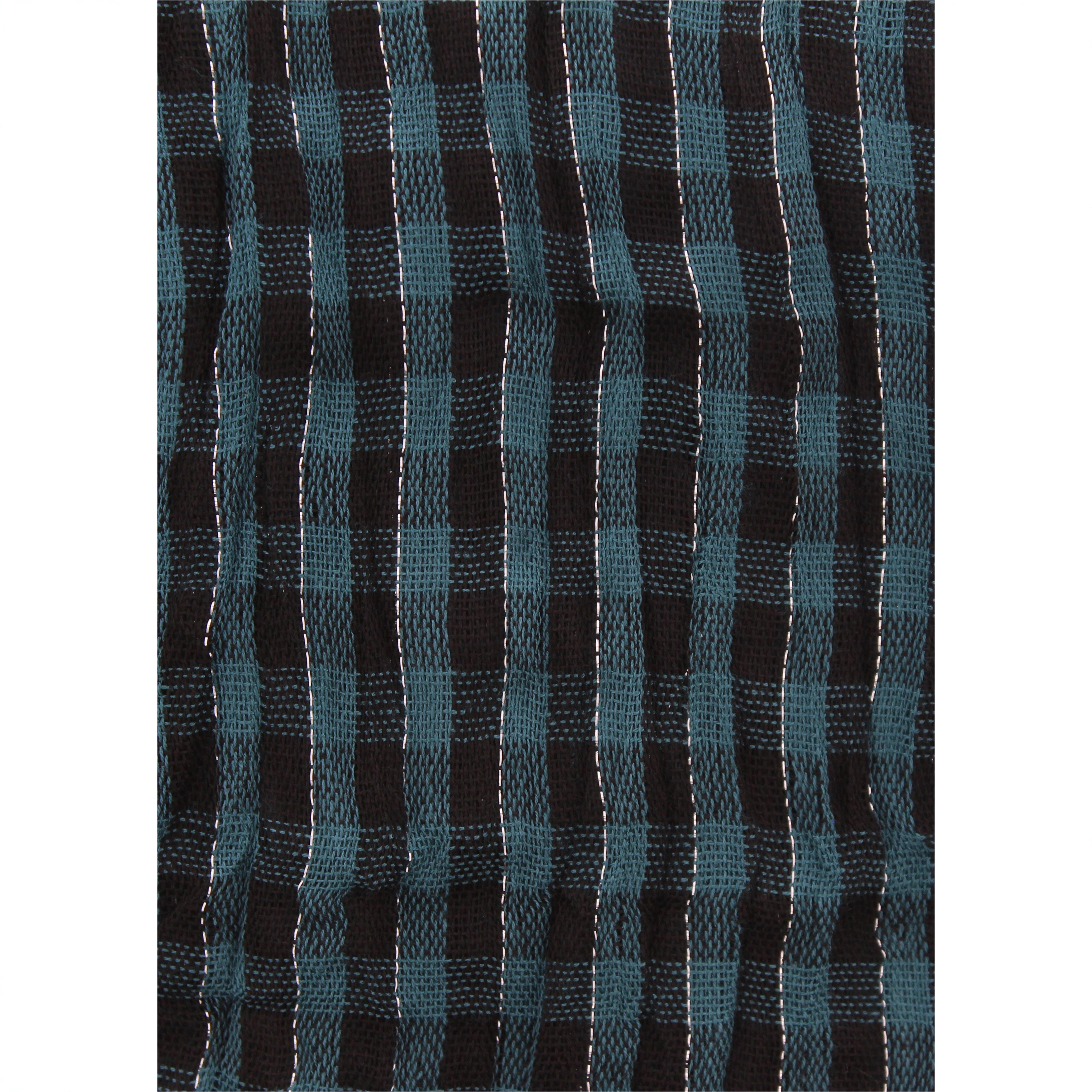 Lurex Checkered Print Scarves