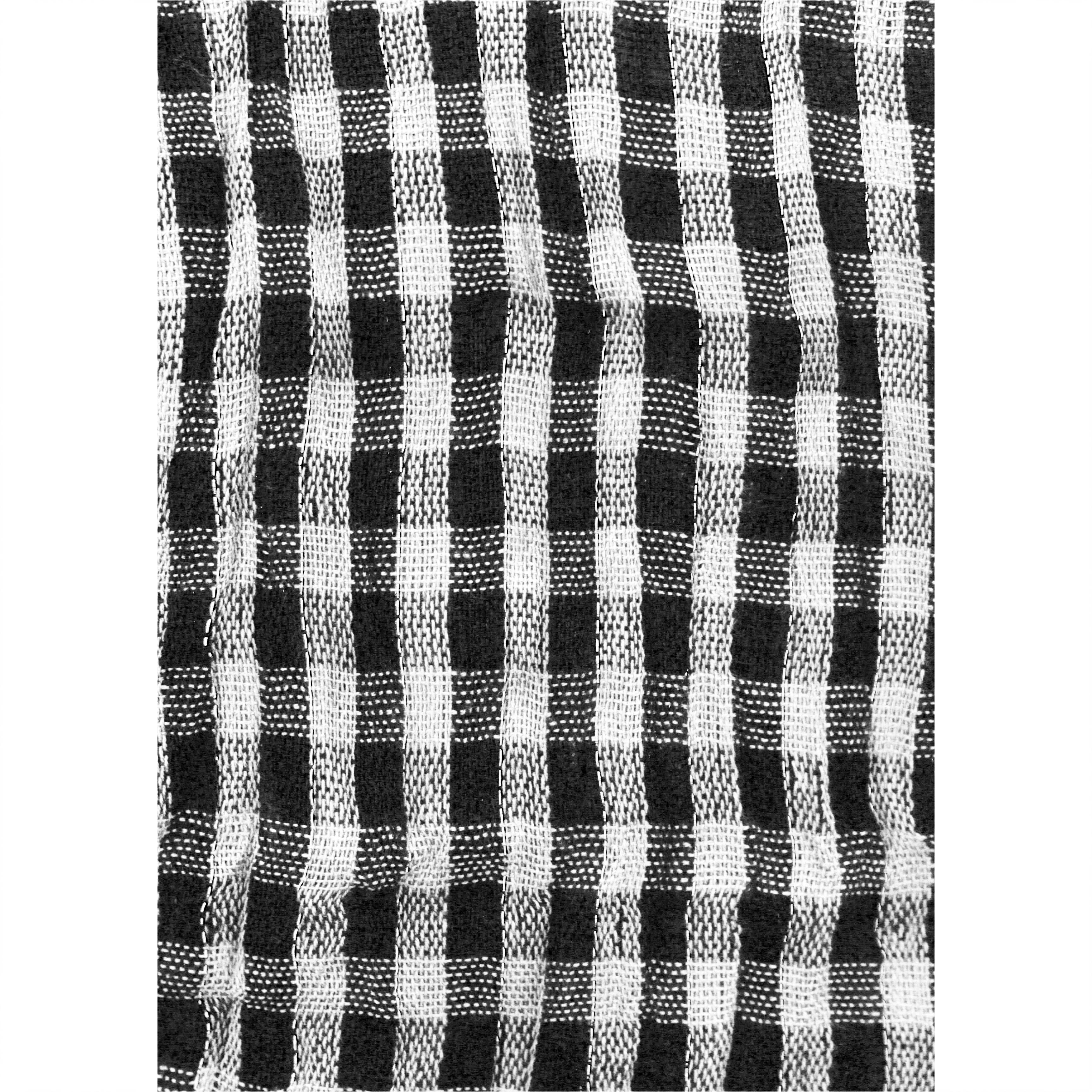 Lurex Checkered Print Scarves
