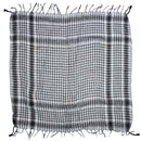 Black & White Arafat Lurex Square Scarf