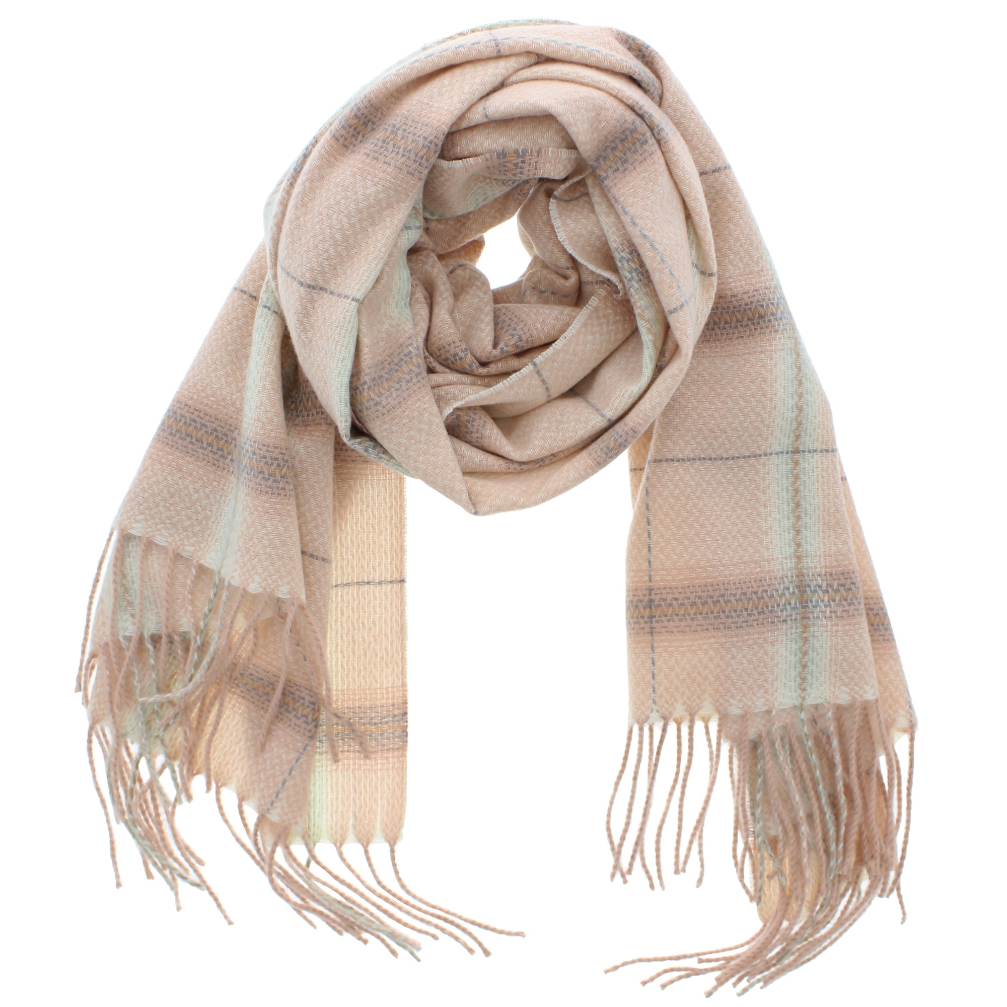 Classic Checkered Winter Scarves