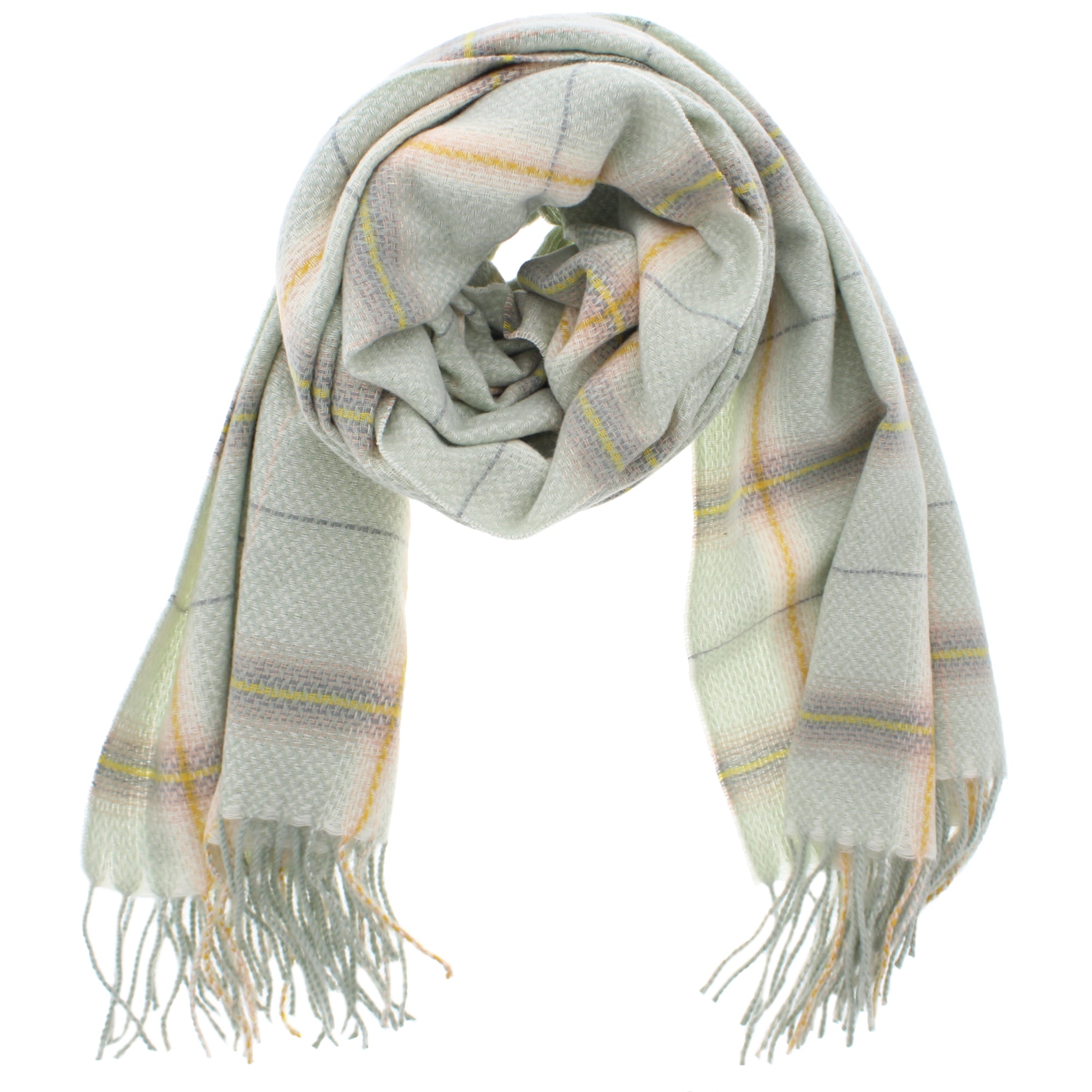 Classic Checkered Winter Scarves