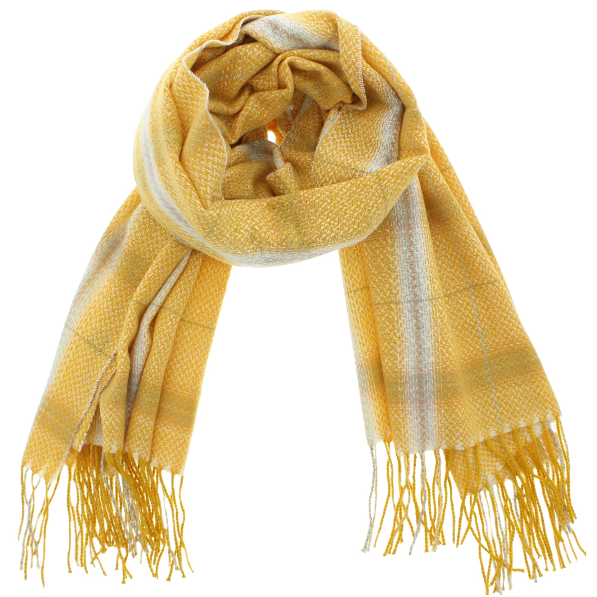 Classic Checkered Winter Scarves