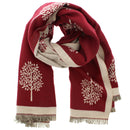 Reversible Tree of Life Printed Pashmina
