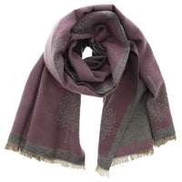 Reversible Tree of Life Printed Pashmina