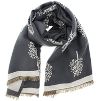 Reversible Tree of Life Printed Pashmina