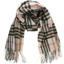 Alternative Bright Checkered Winter PU Scarves
