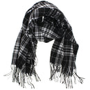PU Alternative Checkered Winter Scarves