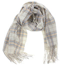 PU Alternative Checkered Winter Scarves