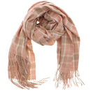 PU Alternative Checkered Winter Scarves