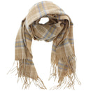 PU Alternative Checkered Winter Scarves