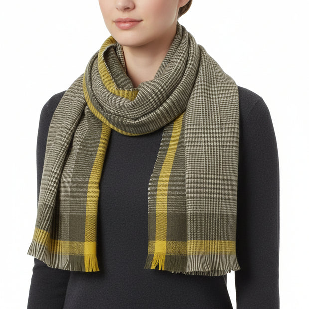 Alternative Dark Checkered Scarves