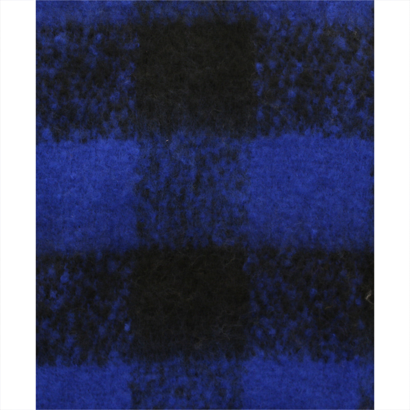 Checkered Fluffy Thick Winter Scarf