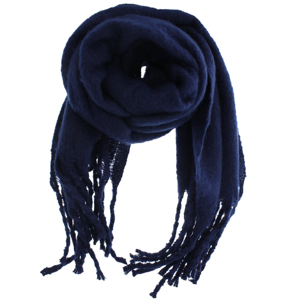 Plain Fluffy Thick Winter Scarf