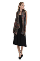 Reversible Elephant Printed Pashmina