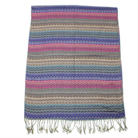 Zig Zag Printed Pashmina with Tassels