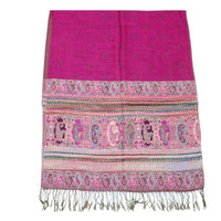 Patterned & Paisley Printed Pashmina with Tassels