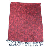 Reversible Patterned Glitter Pashmina