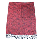 Reversible Patterned Glitter Pashmina