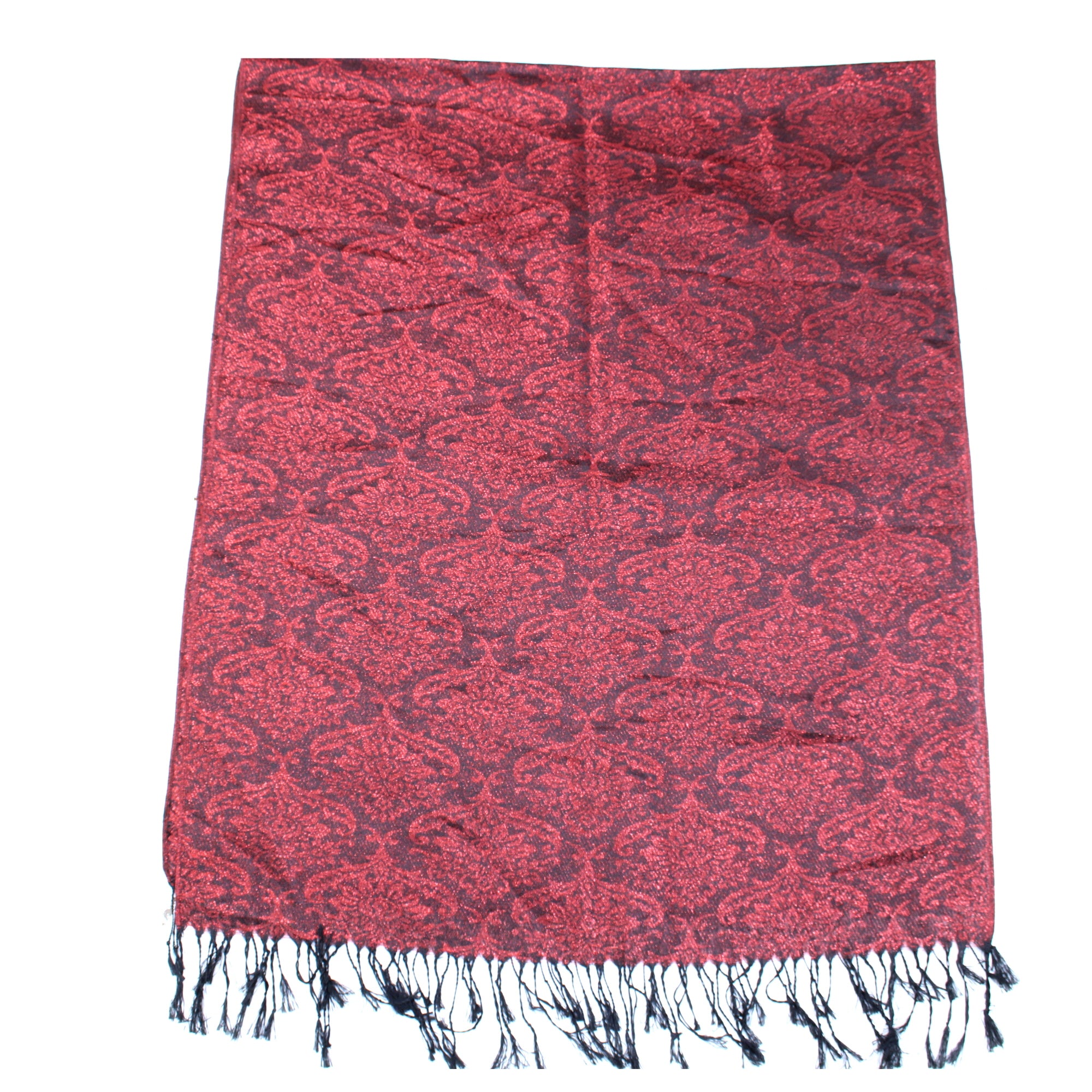 Reversible Patterned Glitter Pashmina
