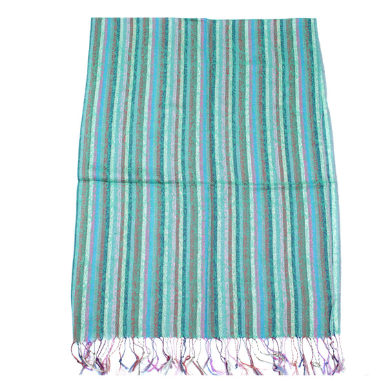 Striped Pashmina with Tassels