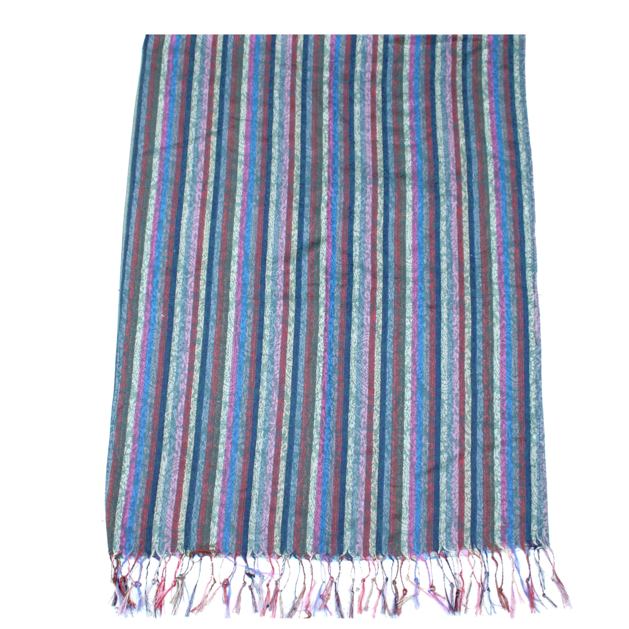 Striped Pashmina with Tassels