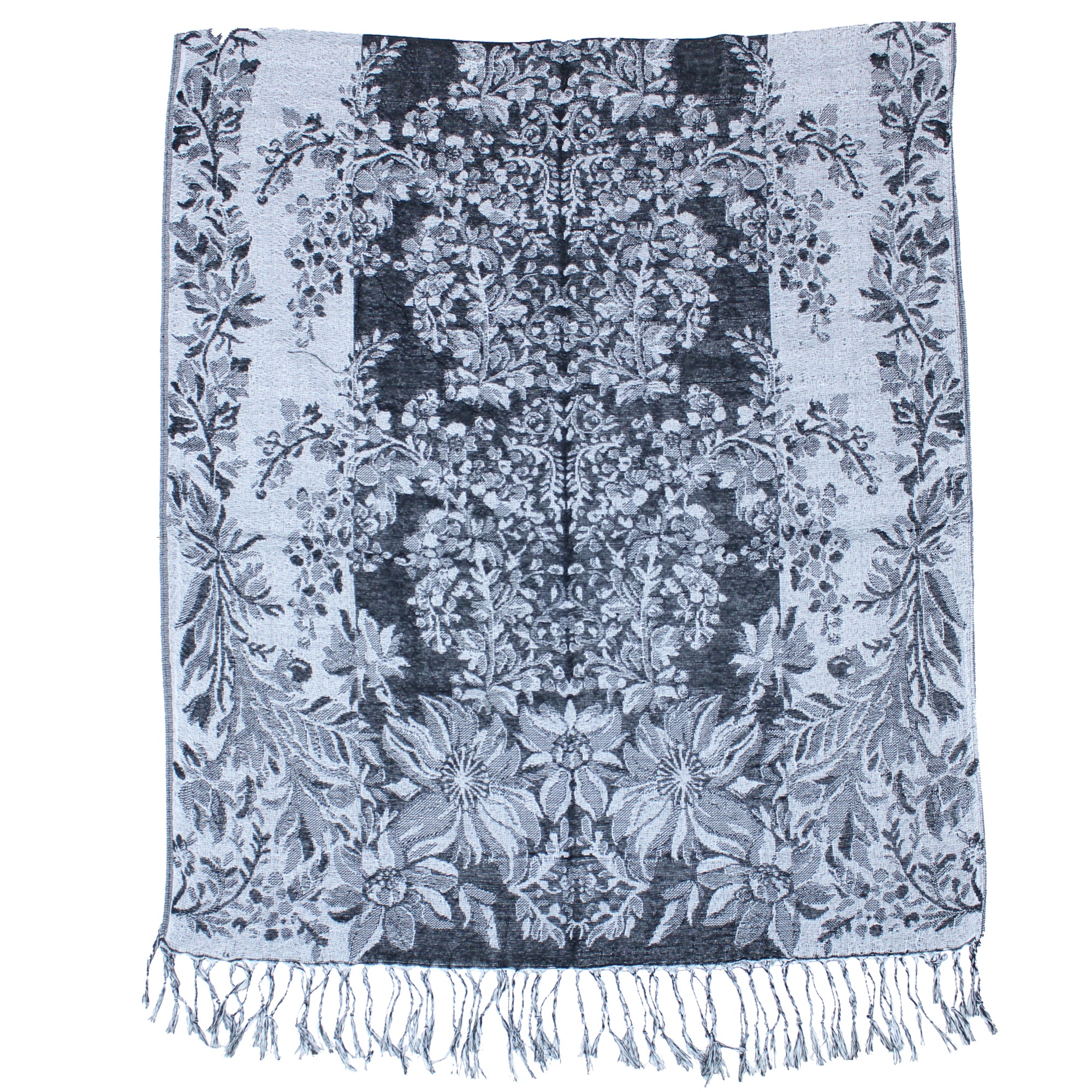 Reversible Flower Printed Pashmina