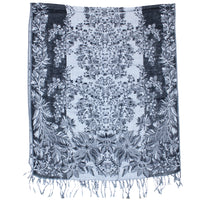 Reversible Flower Printed Pashmina