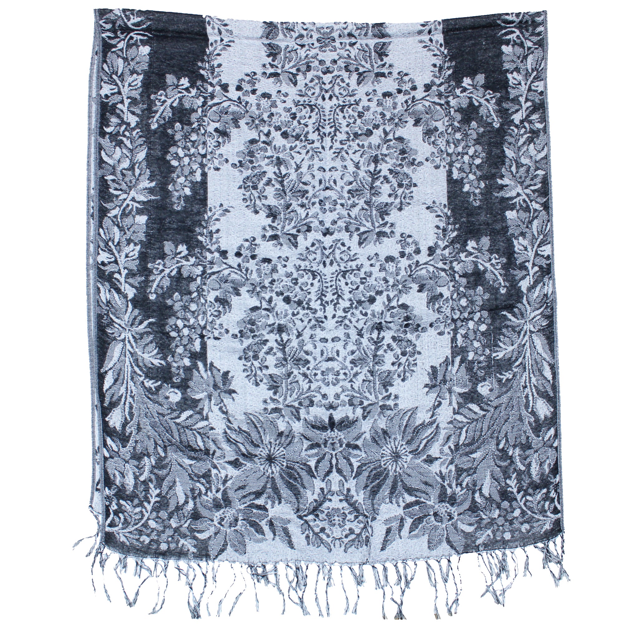 Reversible Flower Printed Pashmina