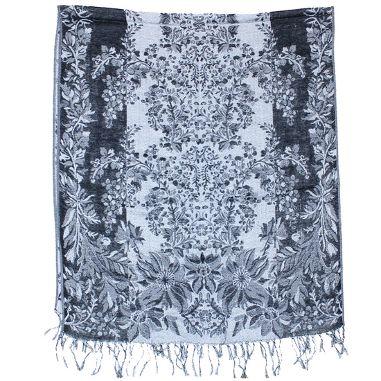 Reversible Flower Printed Pashmina