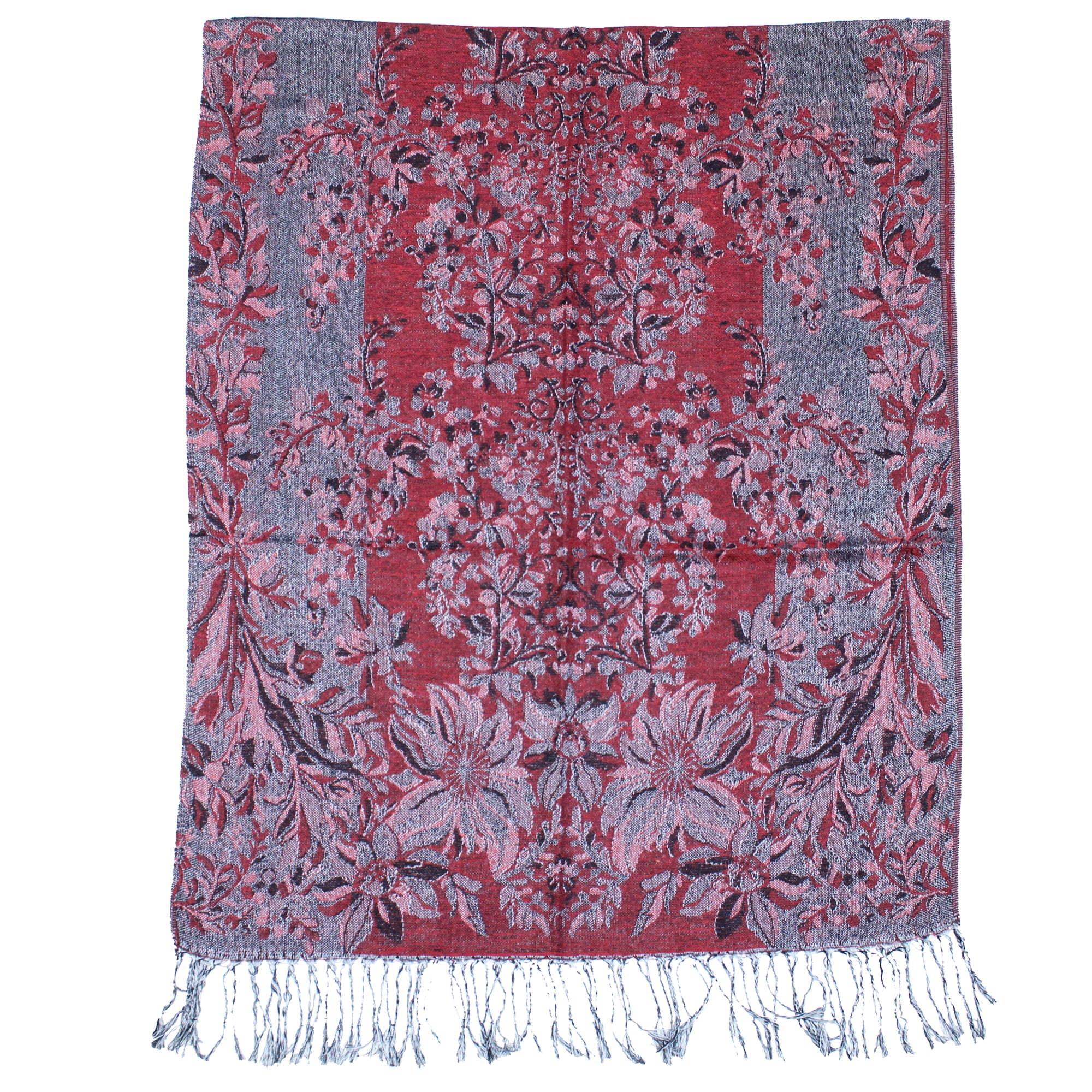 Reversible Flower Printed Pashmina