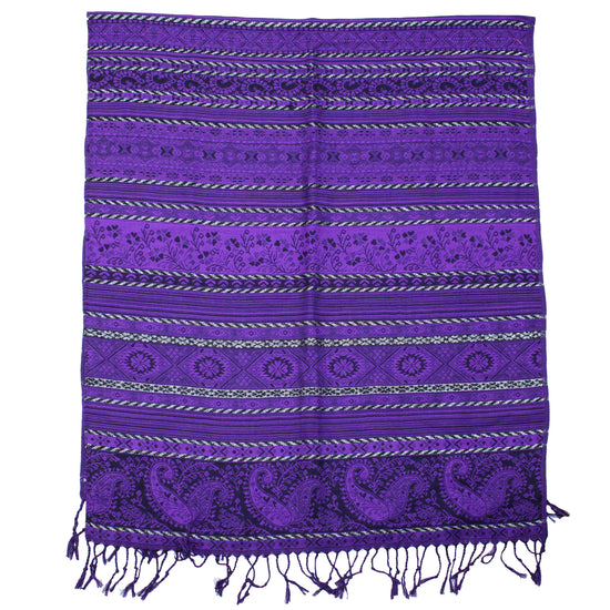 Floral, Striped & Paisley Print Pashmina