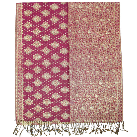 Reversible Paisley Printed Pashmina