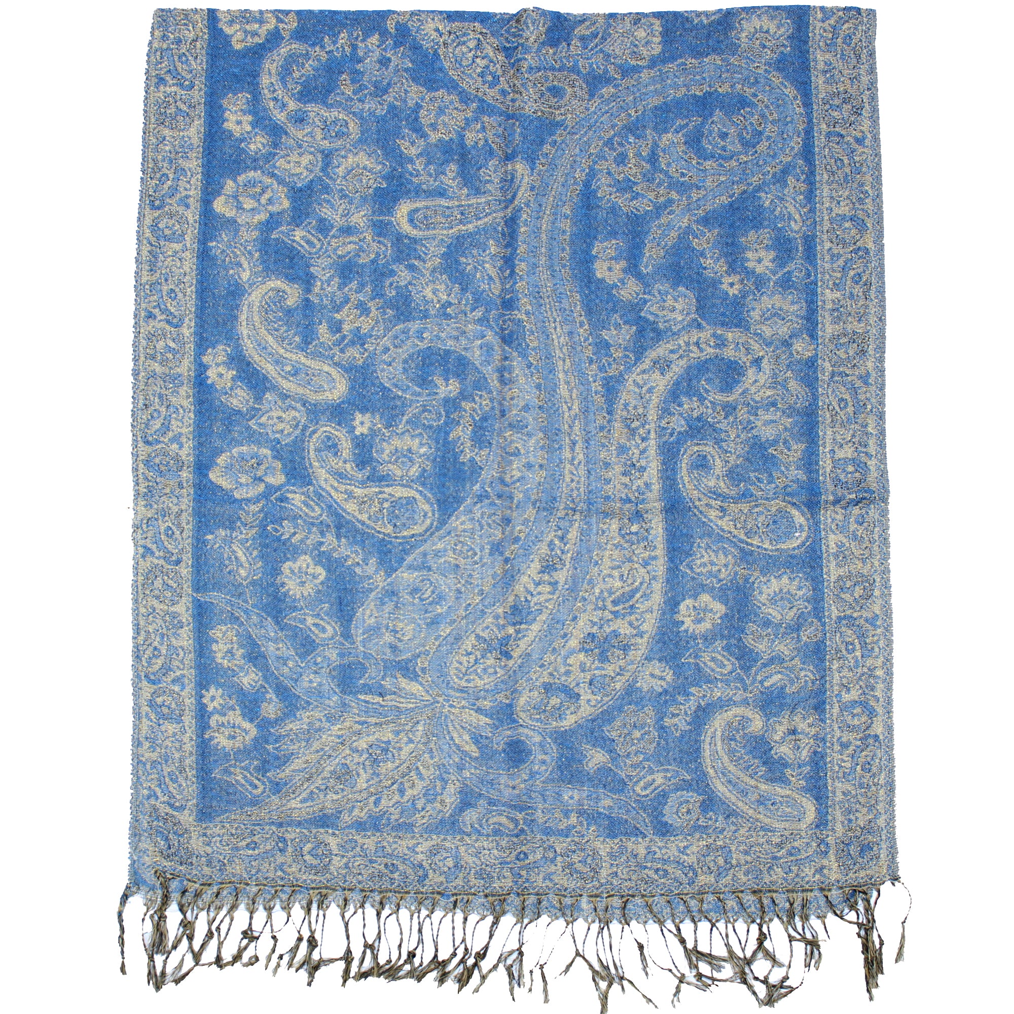 Reversible Paisley & Floral Printed Pashmina