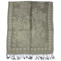 Reversible Paisley & Floral Printed Pashmina