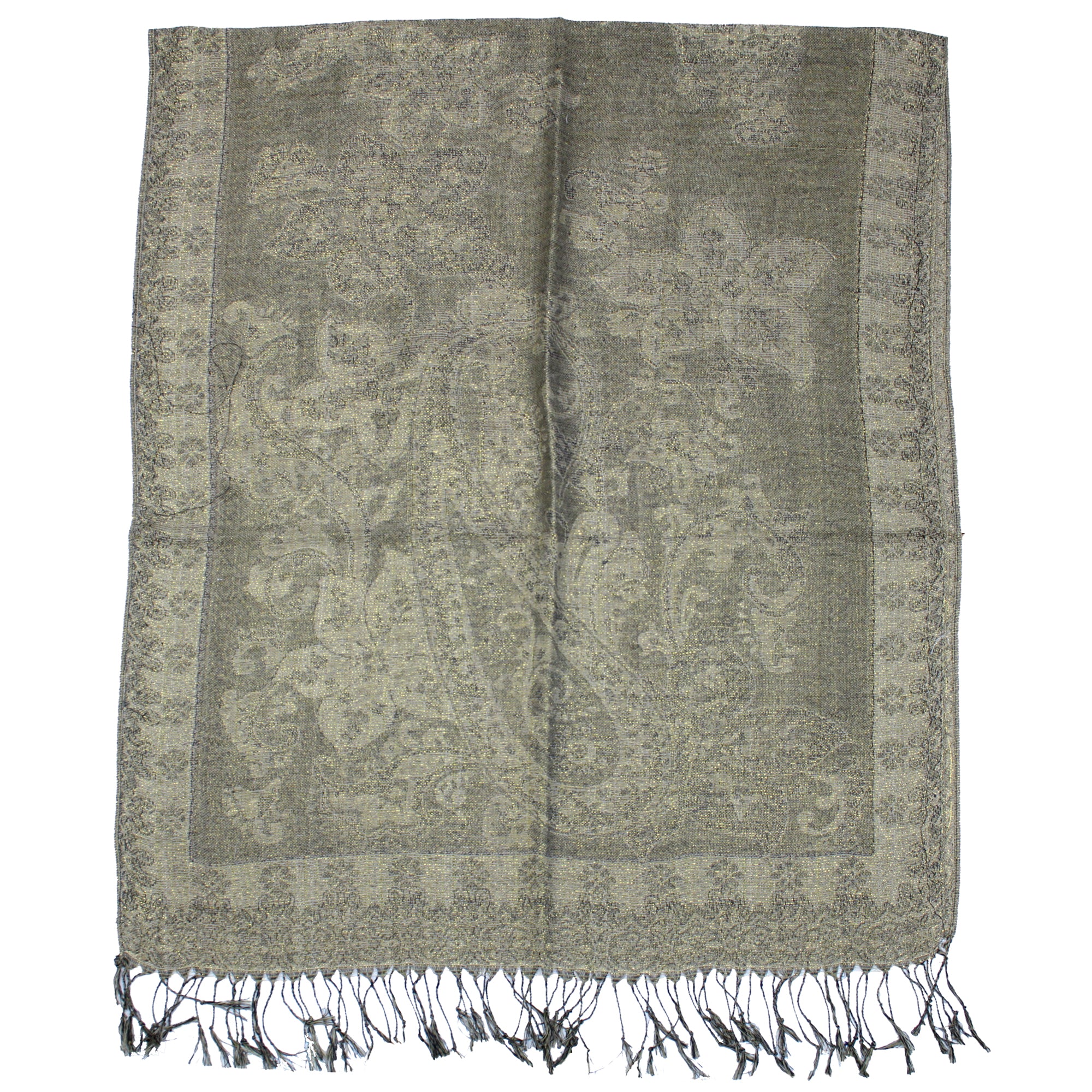 Reversible Paisley & Floral Printed Pashmina