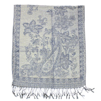 Reversible Paisley & Floral Printed Pashmina