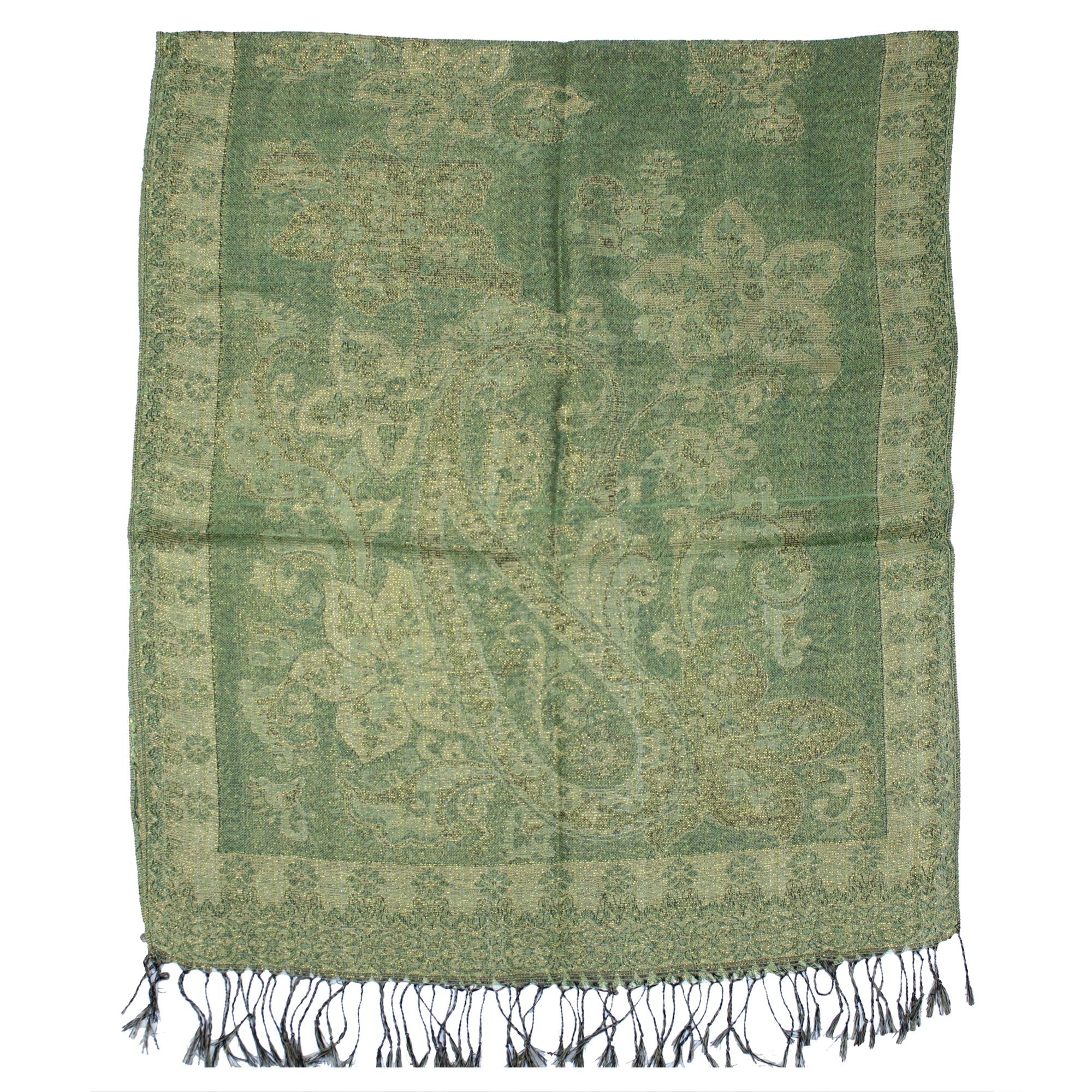 Reversible Paisley & Floral Printed Pashmina