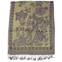 Reversible Paisley & Floral Printed Pashmina