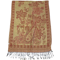 Reversible Paisley & Floral Printed Pashmina