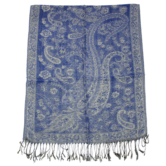 Reversible Paisley Inverted Printed Pashmina