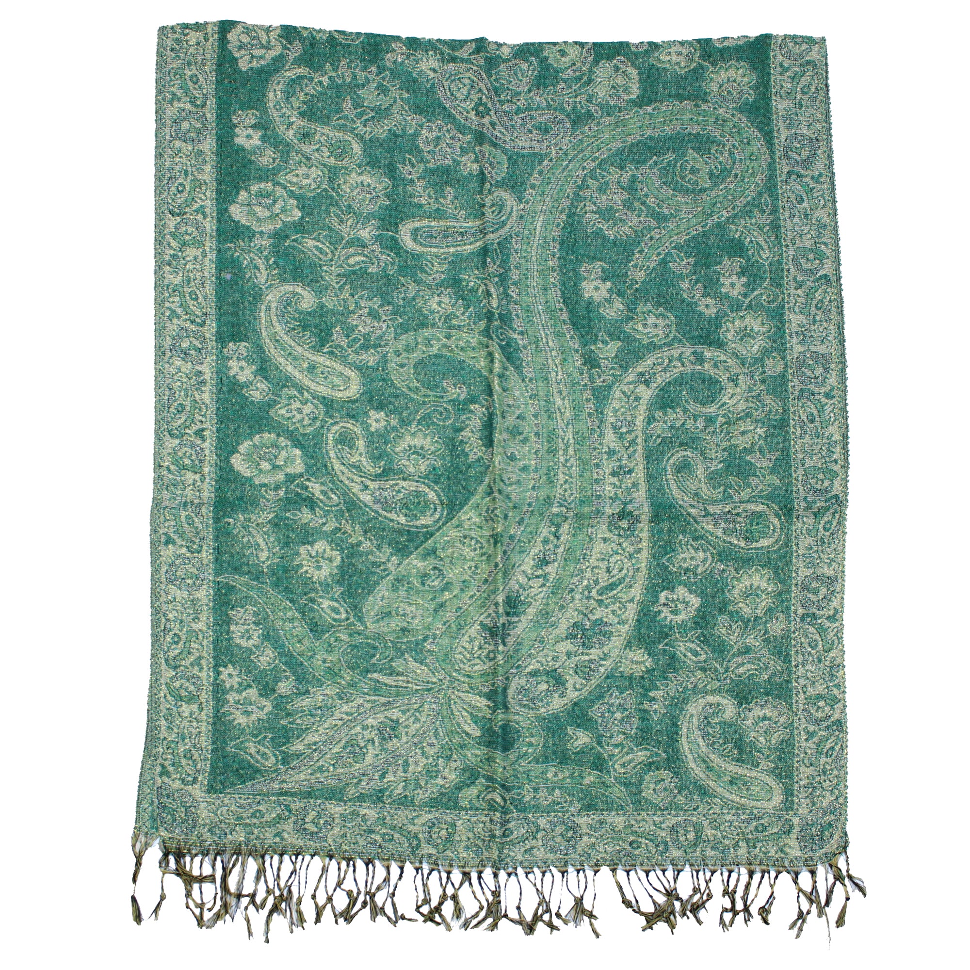 Reversible Paisley Inverted Printed Pashmina