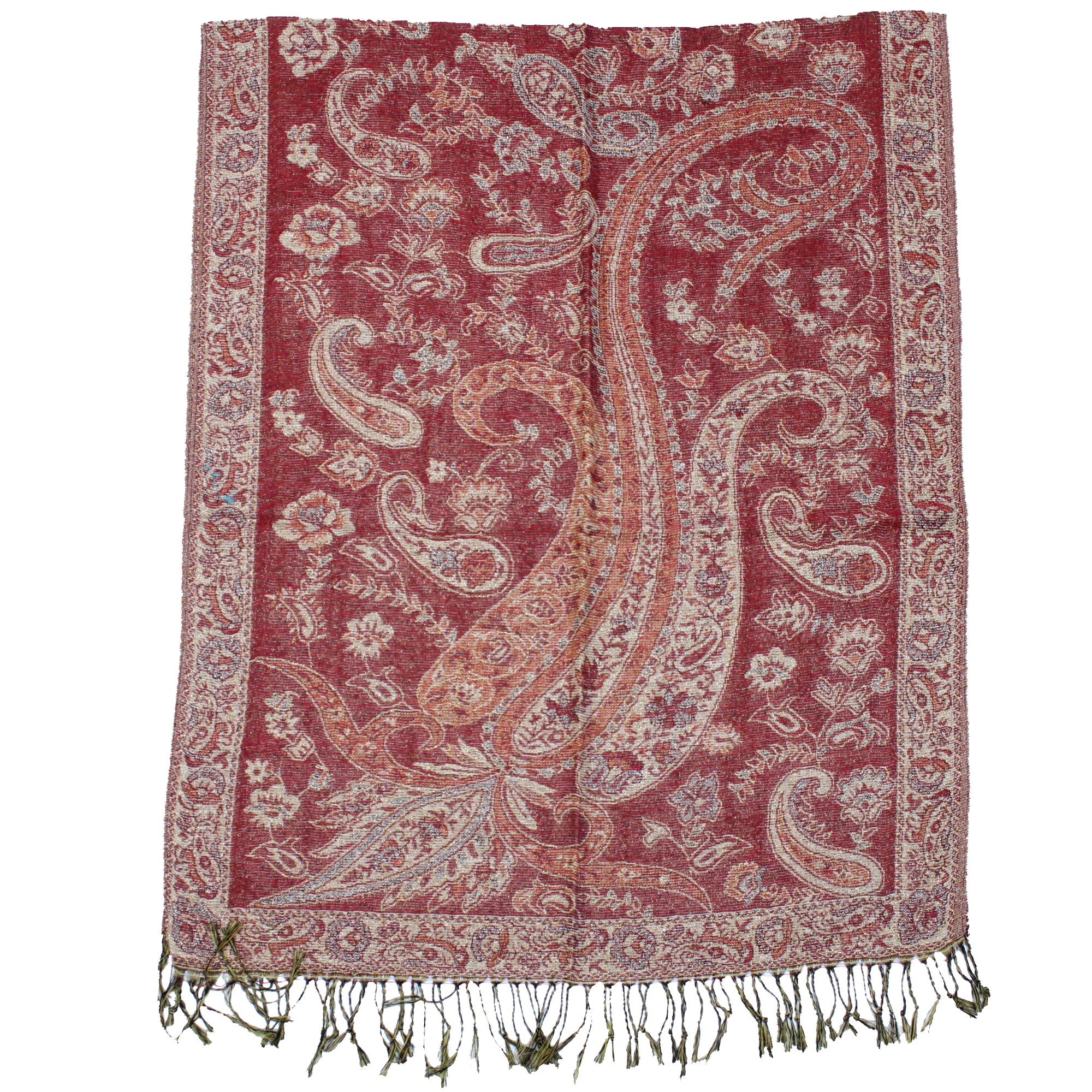 Reversible Paisley Inverted Printed Pashmina